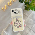 Case Chiikawa – Carteira + Cordão | Estilo Kawaii & Funcionalidade Premium para iPhone