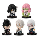 Demon Slayer Figure Set – 15pcs Q Version Sitting Figures, PVC Colecionável