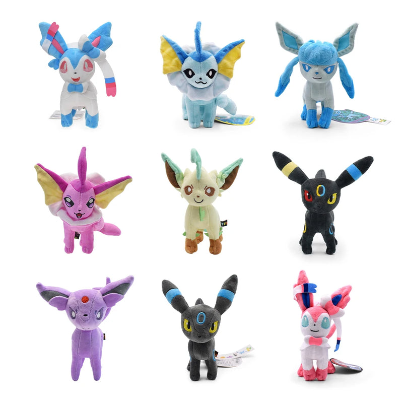 Pelúcia Pokémon – Pikachu / Charizard / Gengar / Squirtle / Eeveelutions 20cm | Fofas, Colecionáveis e Perfeitas para Presentear