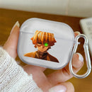 Case AirPods Demon Slayer – Transparente TPU Premium | Pro / 1 / 2 / 3 / 4