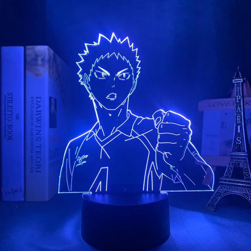 Luminária 3D LED Haikyuu – Shoyo Hinata