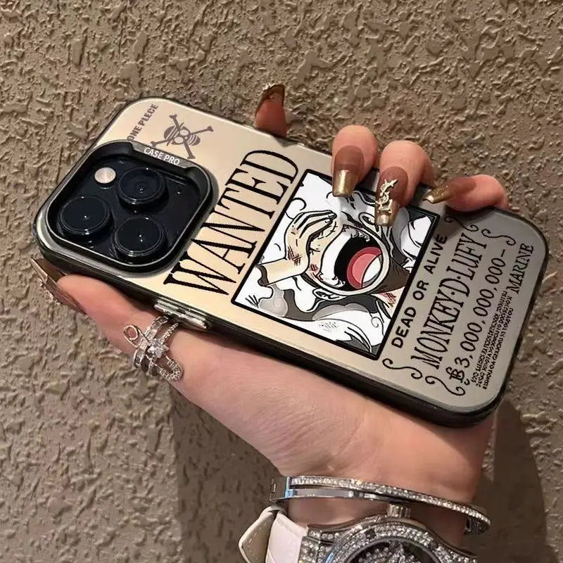 Case One Piece – Luffy Candy Matte para iPhone | Proteção Reforçada & Acabamento Premium