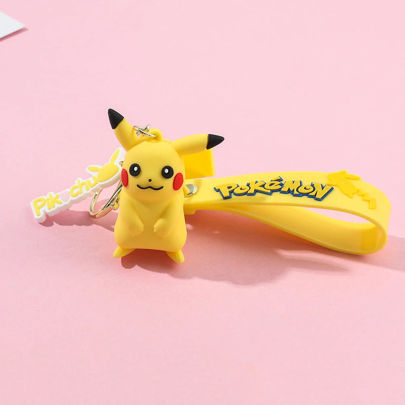 Chaveiro Pokémon Pikachu & Amigos Kawaii – Anime Backpack Charm