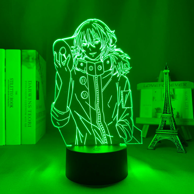 Luminária 3D LED Tokyo Ghoul – Ken Kaneki