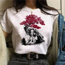 Camiseta Feminina Demon Slayer Nezuko & Tanjirou Estilo Manga Anime