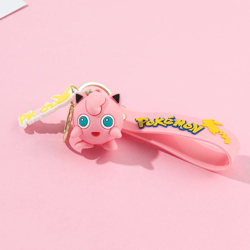 Chaveiro Pokémon Pikachu & Amigos Kawaii – Anime Backpack Charm