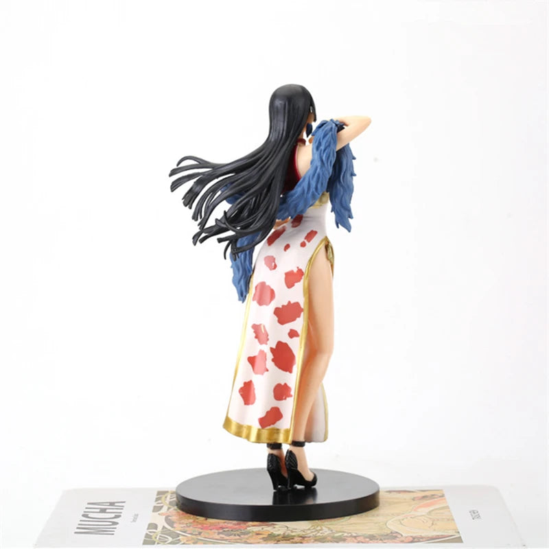 One Piece Figure – 22cm Boa Hancock Cheongsam, PVC Colecionável