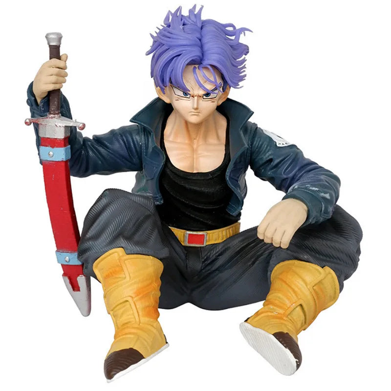 Dragon Ball Figure – 10cm Trunks Super Saiyan, PVC Colecionável