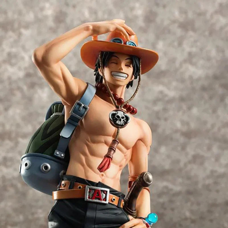 One Piece DX10th – Fire Fist Ace e Luffy, Figures Colecionáveis de PVC
