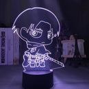Anime Attack on Titan – Luminária 3D LED Eren Yeager