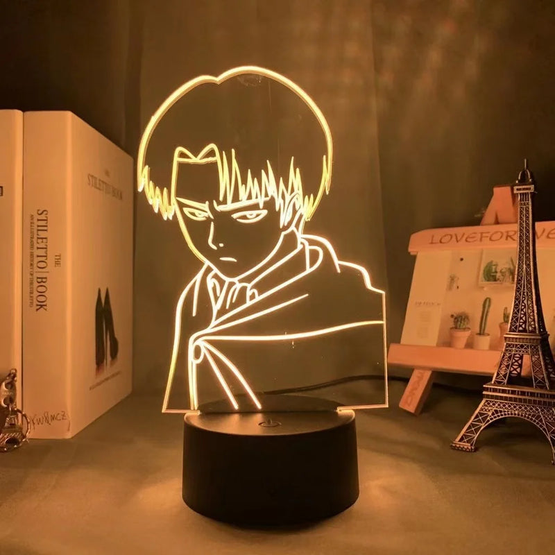 Anime Attack on Titan – Luminária 3D LED Eren Yeager