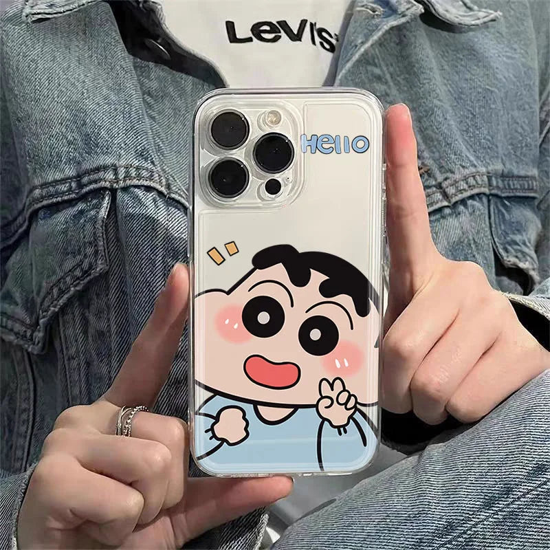Case Crayon Shin-chan – Edição Cartoon para Samsung | Divertida, Leve & Super Protegida