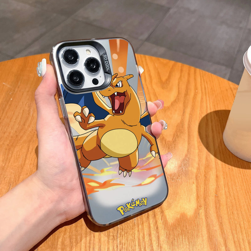 Case Pokémon – Gengar & Pikachu Candy Matte Edition para iPhone | Proteção Antichoque & Acabamento Premium