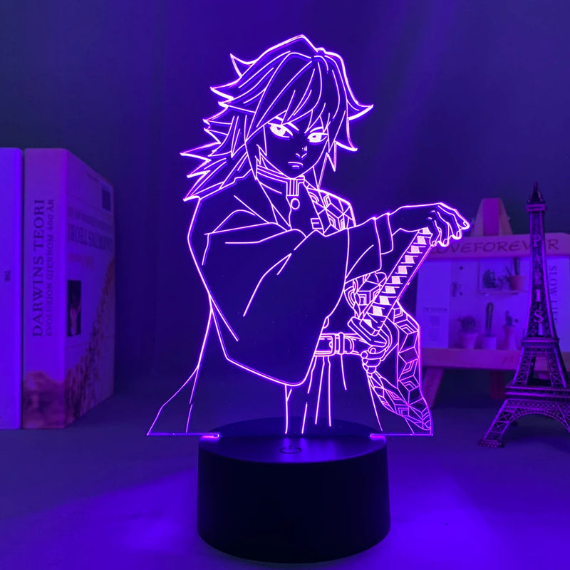 Demon Slayer 3D LED Glowing Acrylic Stand – Kamado Tanjirou & Nezuko