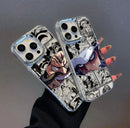 Case One Piece – Luffy Transparent Black Edition para iPhone | Estilo Premium & Proteção Leve