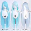 Peruca Longa 100cm – Cores Sólidas | Alta Temperatura | Cosplay Premium + Wig Cap
