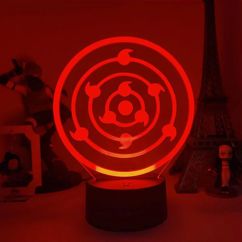 Luminária 3D LED Naruto Uzumaki – Time 7 (Sasuke, Kakashi, Naruto)