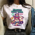 Camiseta Feminina Demon Slayer Nezuko & Tanjirou Estilo Manga Anime