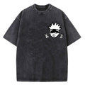 Camiseta Jujutsu Kaisen Gojo Satoru Estilo Vintage Unissex