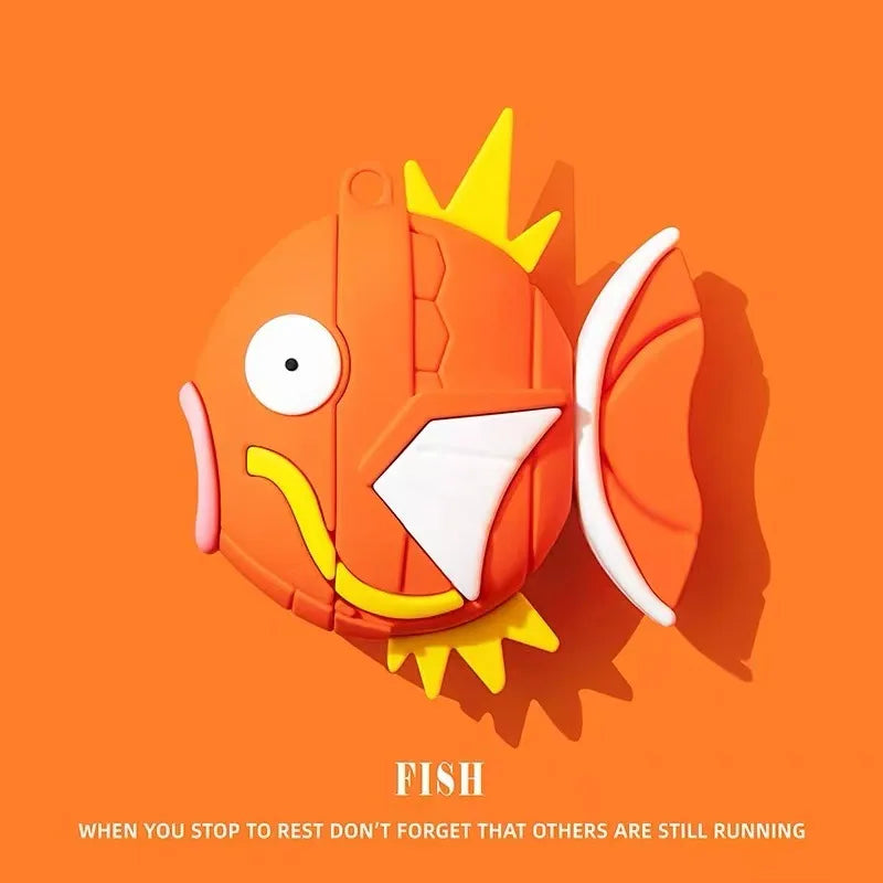 Case AirPods Pro / Pro 2 Poké Ball – 3D Anime Pokémon | Silicone Macio