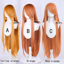 Peruca Longa 100cm – Cores Sólidas | Alta Temperatura | Cosplay Premium + Wig Cap
