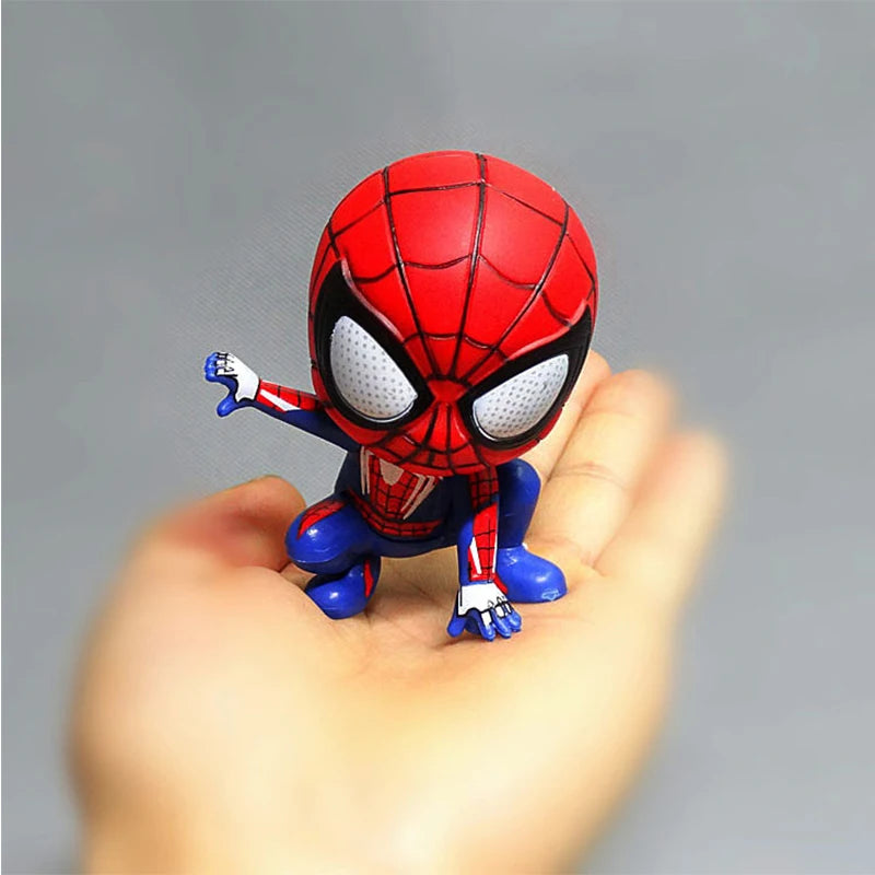 Marvel Spider-Man Figure – Action Figure PVC Colecionável, Decoração para Mesa e Bolo