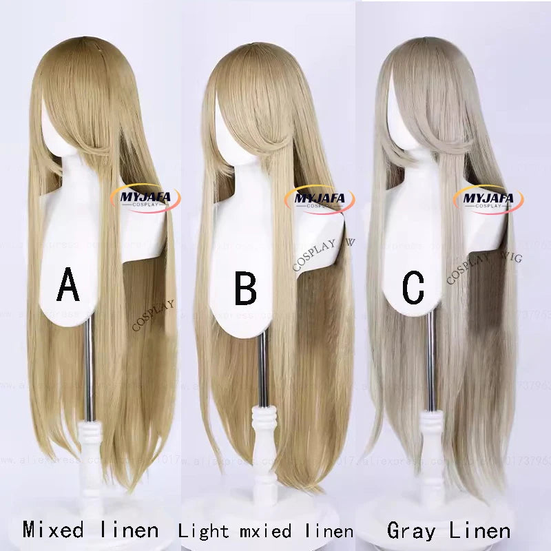 Peruca Longa 100cm – Cores Sólidas | Alta Temperatura | Cosplay Premium + Wig Cap