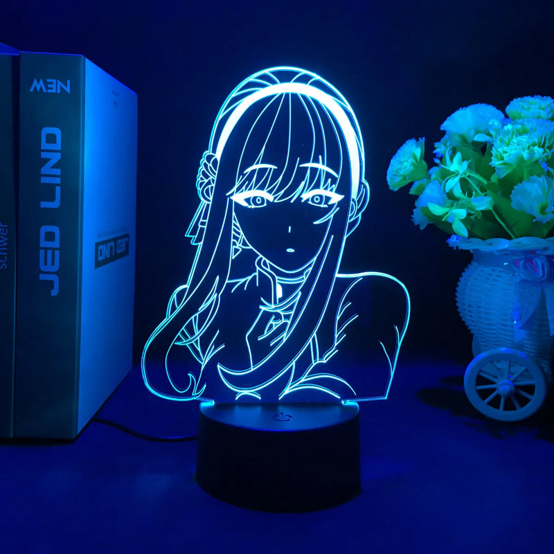 Luminária 3D LED Spy x Family – Anya Forger