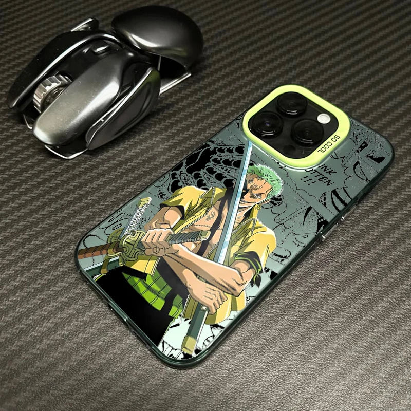 Case One Piece – Luffy Candy Matte Edition para iPhone | Estilo Anime & Proteção Premium