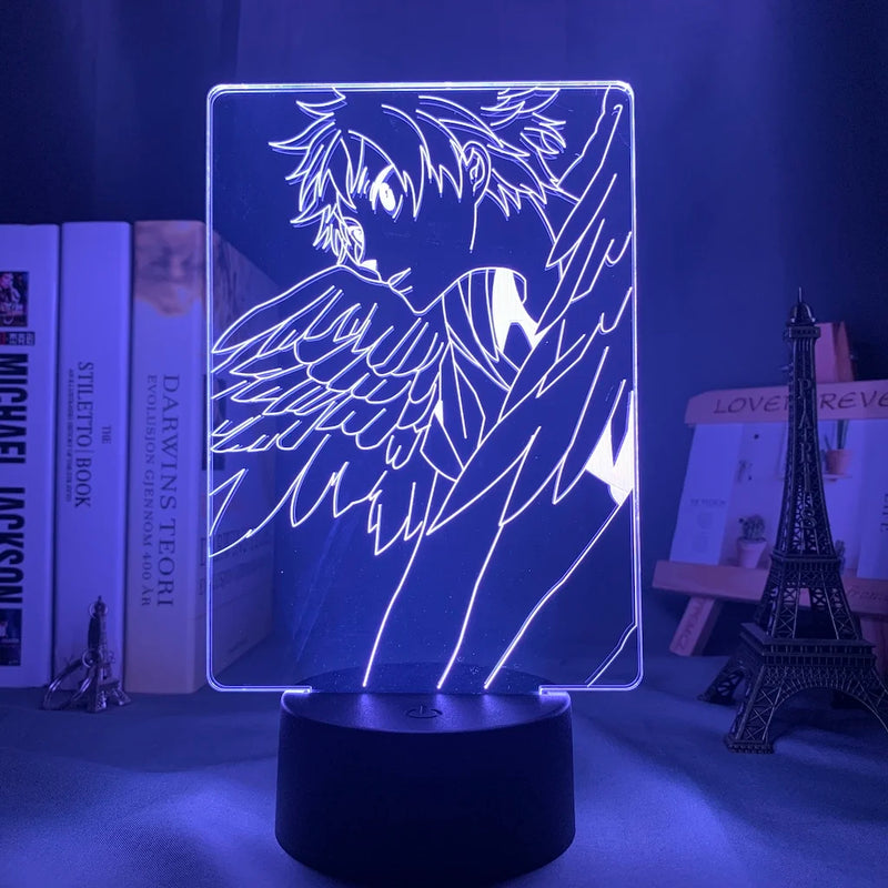 Luminária 3D LED Haikyuu – Shoyo Hinata