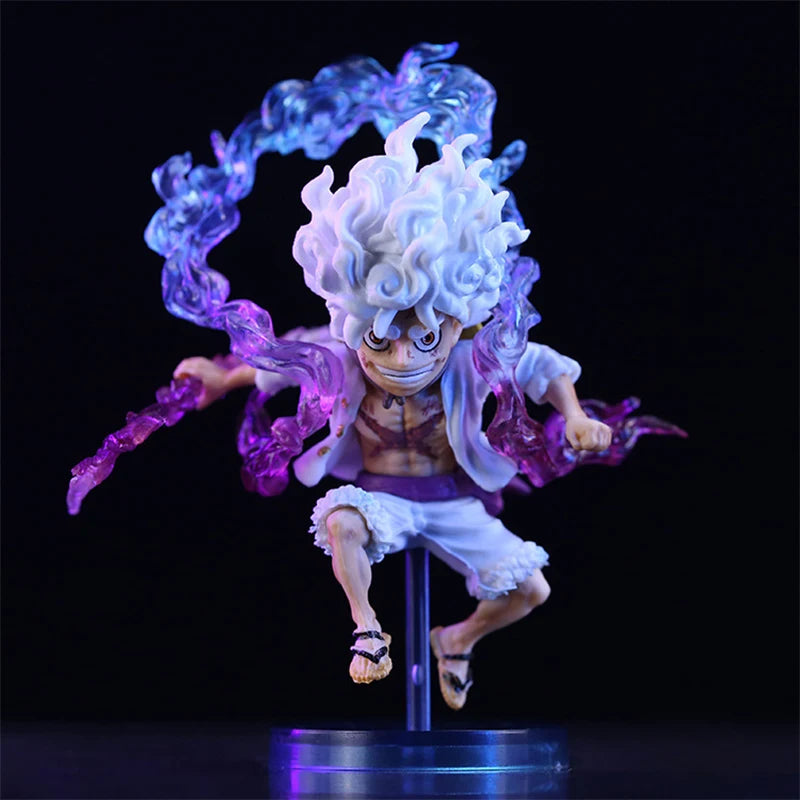 One Piece Luffy Gear 5 10cm – Mini Statue PVC Colecionável