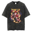 Camiseta Oversized Hunter×Hunter Kurapika Estilo Streetwear Vintage Unissex