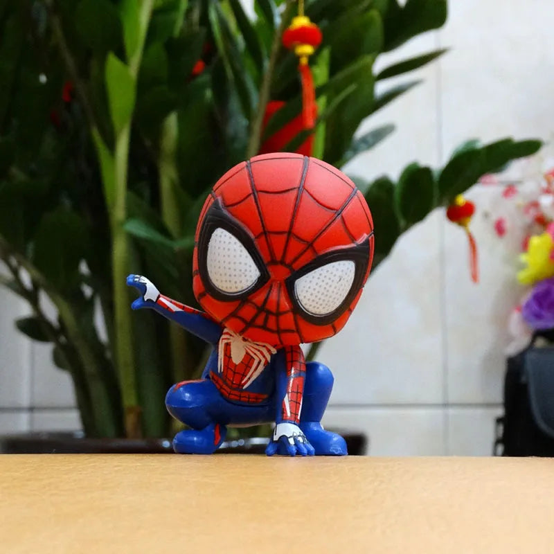 Marvel Spider-Man Figure – Action Figure PVC Colecionável, Decoração para Mesa e Bolo
