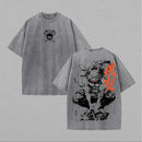 Camiseta Demon Slayer – Inosuke Vintage Washed Oversized Unissex