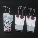 Brincos Demon Slayer Tanjiro & Shinobu – Pingente Borboleta Cosplay