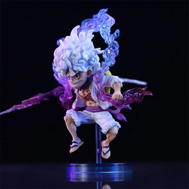 One Piece Luffy Gear 5 10cm – Mini Statue PVC Colecionável
