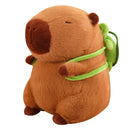 Cute Capybara Plush – Turtle Backpack, Strawberry Hat, Soft Stuffed Toy for Kids