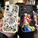 Case One Piece – Silicone Luxo Premium para iPhone | Estilo Anime & Proteção Suave