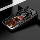 Case Goku Hot Blooded – Proteção Premium para iPhone | TPU Flexível & Estilo Anime