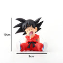 Dragon Ball Figure – 10cm Son Goku Super Saiyan Q Version, PVC Colecionável