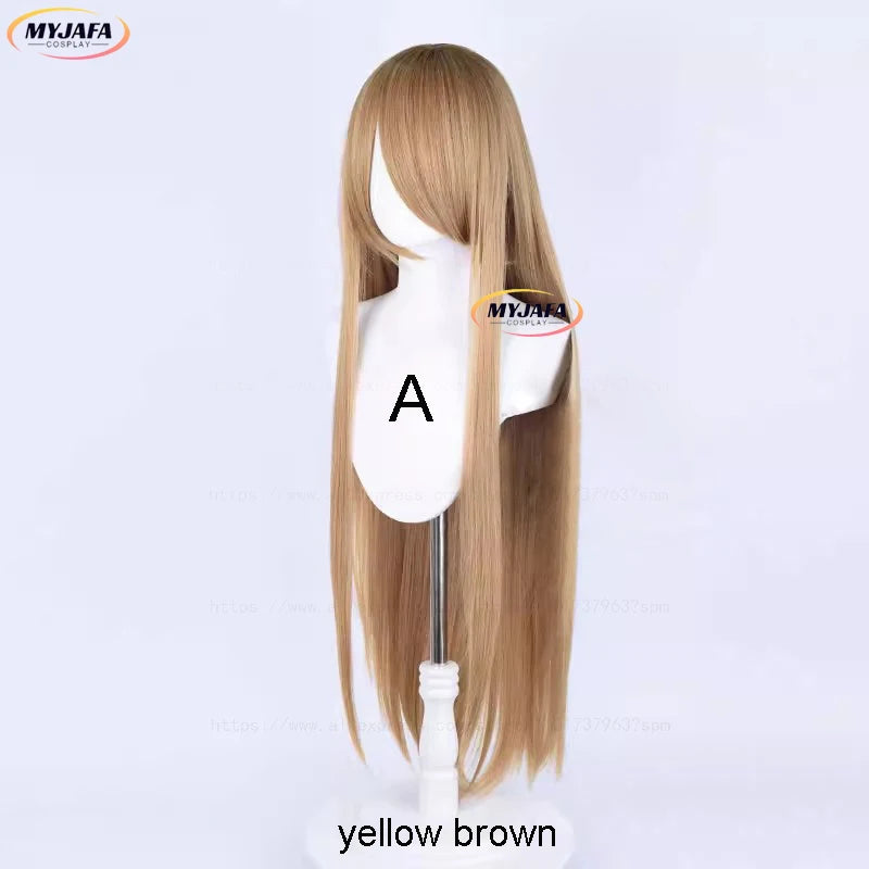 Peruca Longa 100cm – Cores Sólidas | Alta Temperatura | Cosplay Premium + Wig Cap