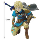 Legend of Zelda Figure – 12cm Link Squatting, PVC Colecionável