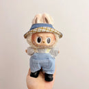 Roupas Labubu – Conjunto de Vestido Casual com Velcro (17cm)