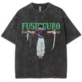 Camiseta Jujutsu Kaisen Gojo Satoru Estilo Vintage Unissex