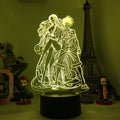 Anime ONE PIECE Led Acrylic Stand Kids Night Light Zoro Luffy Nami Action Figure for Child Bedroom Decoration Desk 3d Lamp Gift