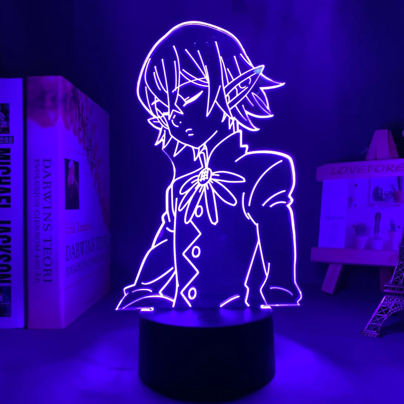 Luminária 3D LED The Seven Deadly Sins – Meliodas e Companhia