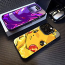 Case Pokémon – Gengar & Pikachu Candy Matte Edition para iPhone | Proteção Antichoque & Acabamento Premium
