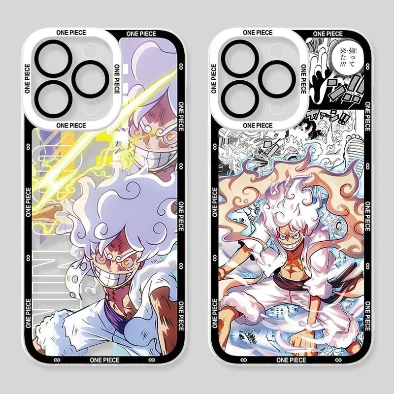 Case One Piece – Clear Silicone Shockproof para iPhone | Transparente, Estilosa & Resistente