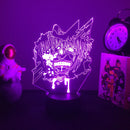 Luminária 3D LED Tokyo Ghoul – Ken Kaneki
