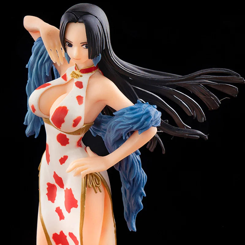 One Piece Figure – 22cm Boa Hancock Cheongsam, PVC Colecionável